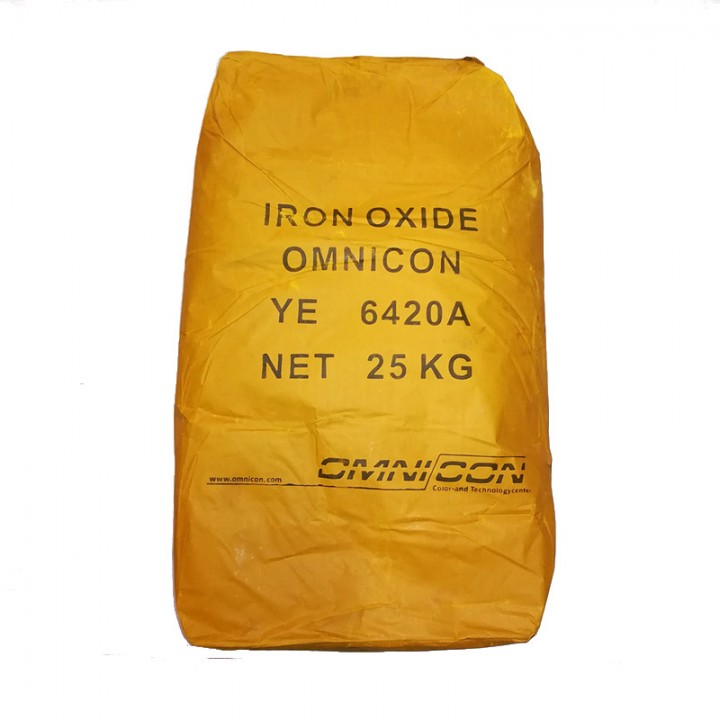 Пигмент для бетона желтый Omnicon YE 6420A расфасовка по 2,5кг