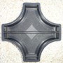 Форма для тротуарной плитки Alpha 20/5 Граль (Коло) Звезда большая половинки Ф31010/1