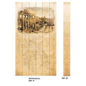 Панно из ПВХ-панелей с цифровой печатью Античность
